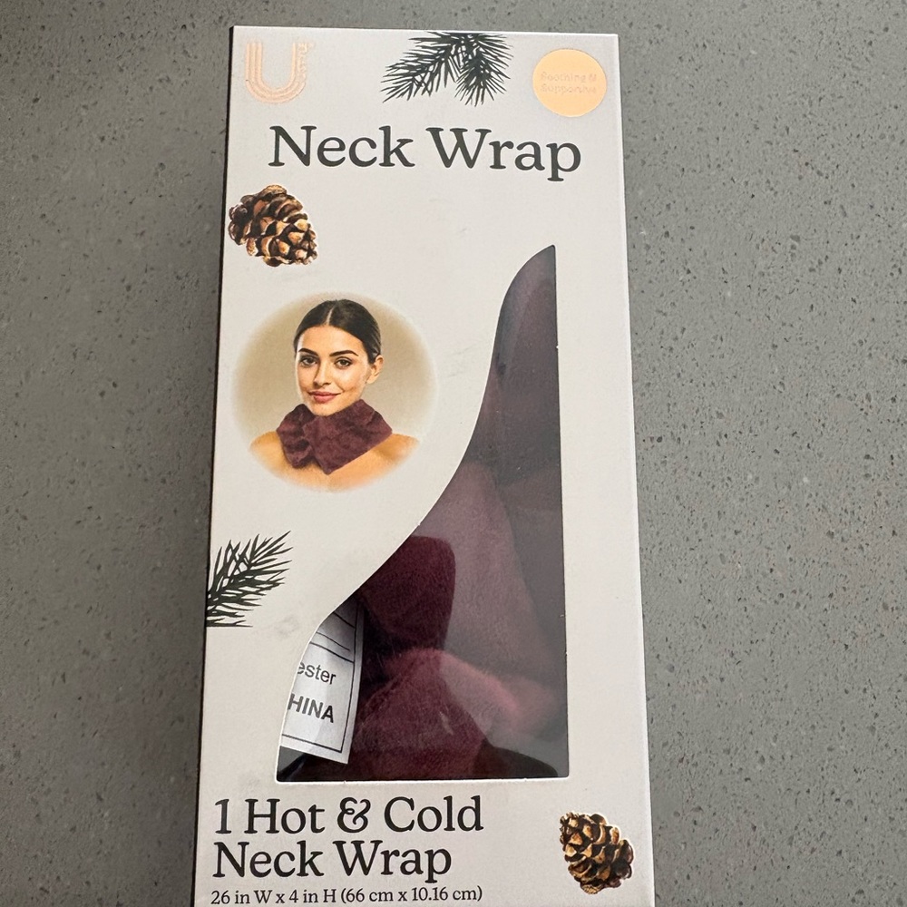 Neck Wrap - Burgundy Hot & Cold Neck Wrap